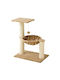 Animal Scratching Post Beige 50x50x65cm