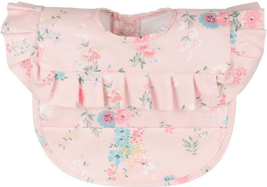 Bjällra of Sweden Waterproof Bib Fabric with Pocket Fantasy Blossom