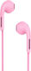 Leewello Lw-e45 În ureche Handsfree cu două căști cu mufă 3.5mm Roz
