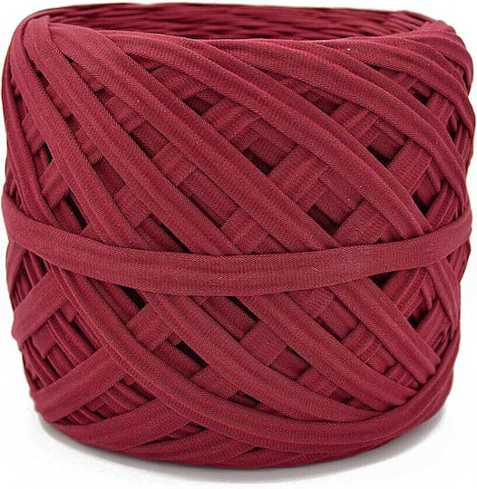 T-Shirt-Garn 5-7mm 120m 250g Bordeaux