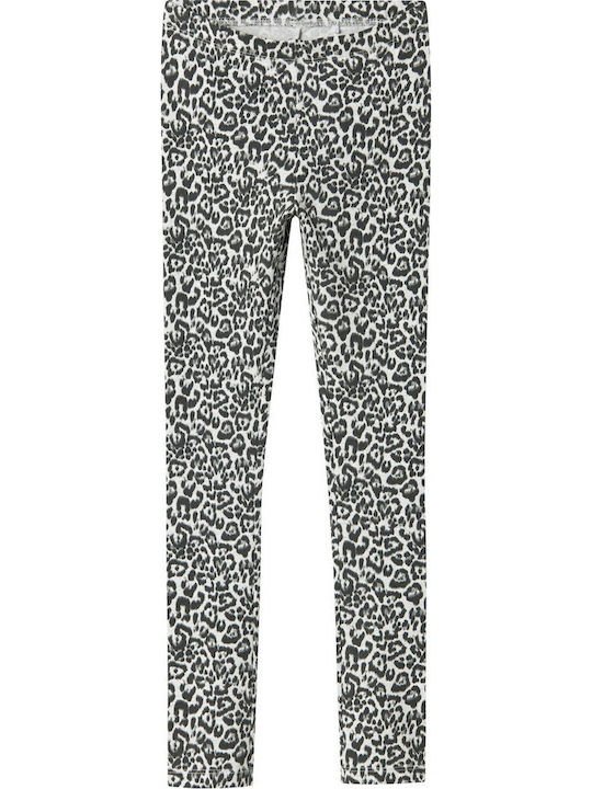 Name It Kids Legging Long Grey Leopard Print