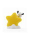 YuMe Toys Kinder Dekorative Lampe Hello Kitty & Friends - Pochacco Gelb 5x5x9εκ.
