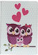 Universal Flip Cover Owl Family (Universal 9-10")