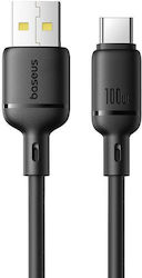 Baseus Silky Series USB 2.0 USB-C male - USB-A 100W 1m (P10377703113-00) Baseus Silky Series USB 2.0 USB-C male - USB-A 100W 1m (P10377703113-00)