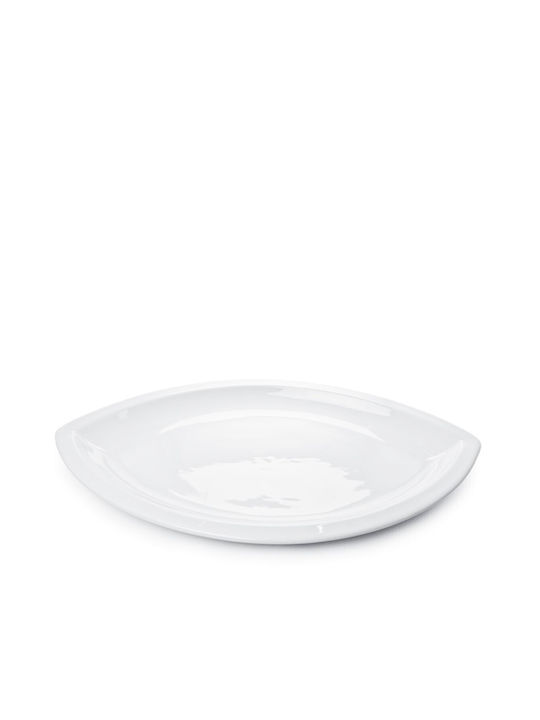 Galifas Serving Platter made of Porcelain White 53x33cm
