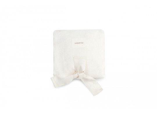 Nobodinoz Mattress Lin Made of Off White Fabric