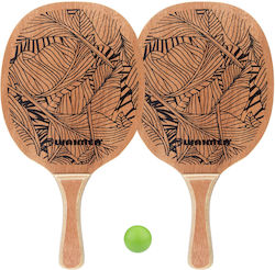 Wooden Beach Rackets Ball 63bc-bzg