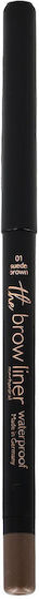 Annie Paris Waterproof Pencil for Eyebrows 01 Suede Brown