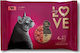 My Love Nassfutter für Erwachsene Katzen in Beutel mit Rindfleisch und Meat 4x85gr