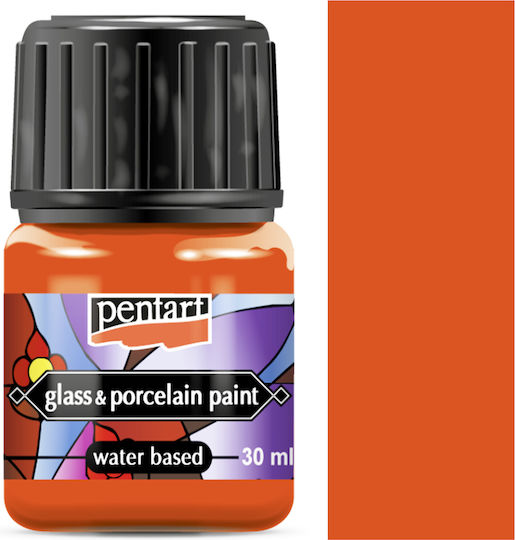 Γυαλί Πορσελάνη 30ml Pentart Πορτοκαλί