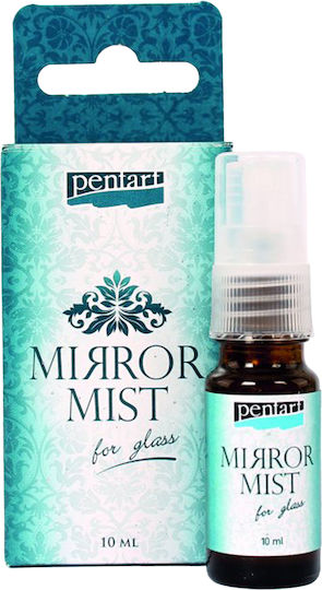Pentart Σπρέι Χειροτεχνίας should be shaken well Spray from a distance of 15cm After drying about 3 hours protect the surface with a clear protective spray Product features Capacity 10ml Purpose Glass Effect Mirror Spray nozzle YES Drying time approx για Γυαλί 9ml