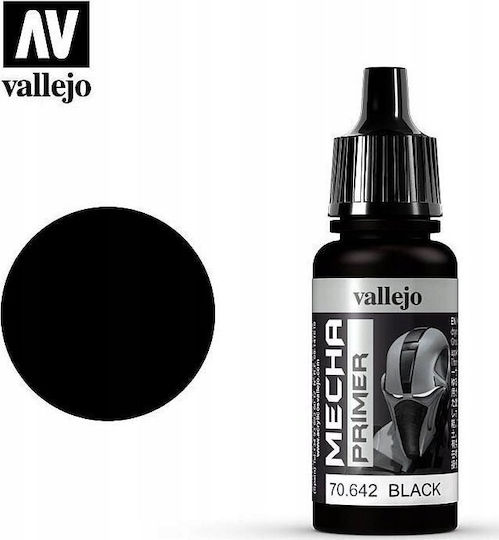 Acrylicos Vallejo Χρώμα Μοντελισμού Μαύρο 18ml