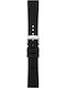 Morellato Rubber Strap Black 20mm