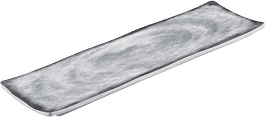 Decorative Platter Gray 36.8x10.7x36.8cm