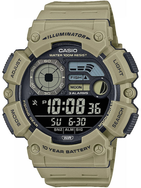 Casio Ceas Digital Bărbați Cronograf Cu Baterie...