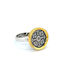 Drandakis Damen Ring aus Silber Vergoldet
