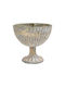 Fylliana Fl1946 Dekorative Schüssel Glas Silber 18x16x6cm 1Stück