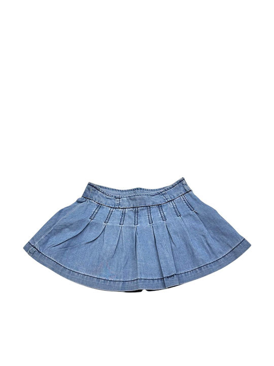 Kids' Denim Skirt Blue