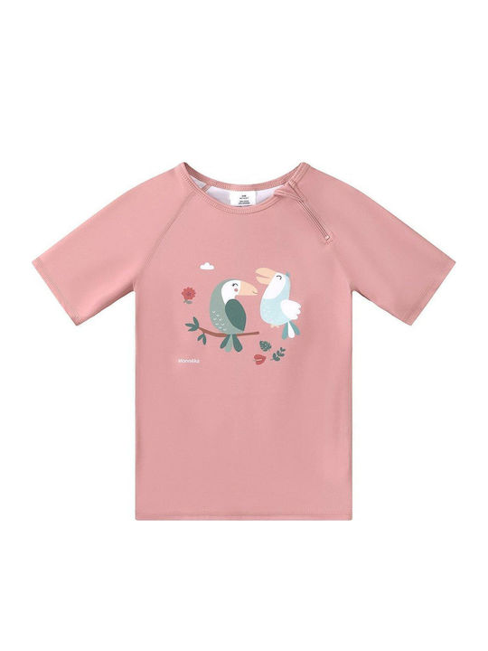 Tutete Kinder Badeanzug Rashguard Rosa