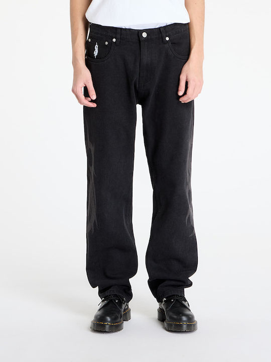 Παντελόνια Pleasures X Slipknot 5 Pocket Pant Black Παντελόνια Pleasures X Slipknot 5 Pocket Pant Black