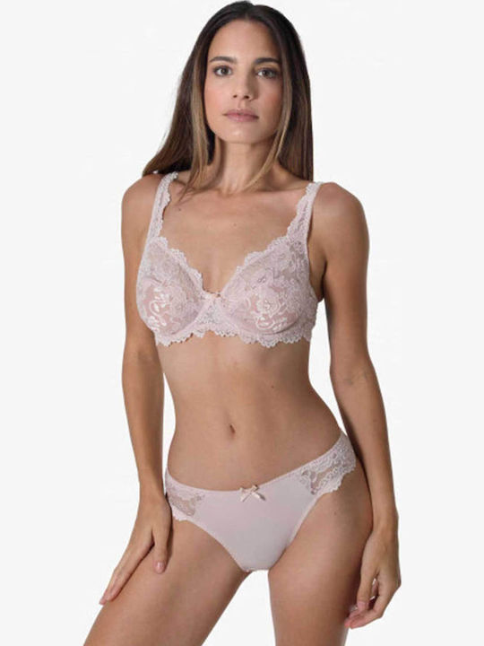 Nude Σουτιέν χωρίς Ενίσχυση με Μπανέλες