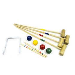 Meister-Croquet-Set für 4 Personen