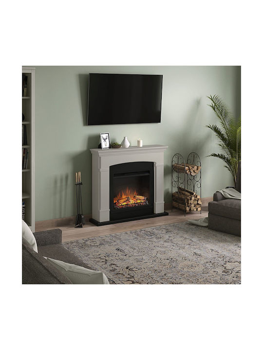 Tagu Helmi Powerflame Επιτοίχιο Ηλεκτρικό Τζάκι 1500W 113.7x102.2cm Μπεζ