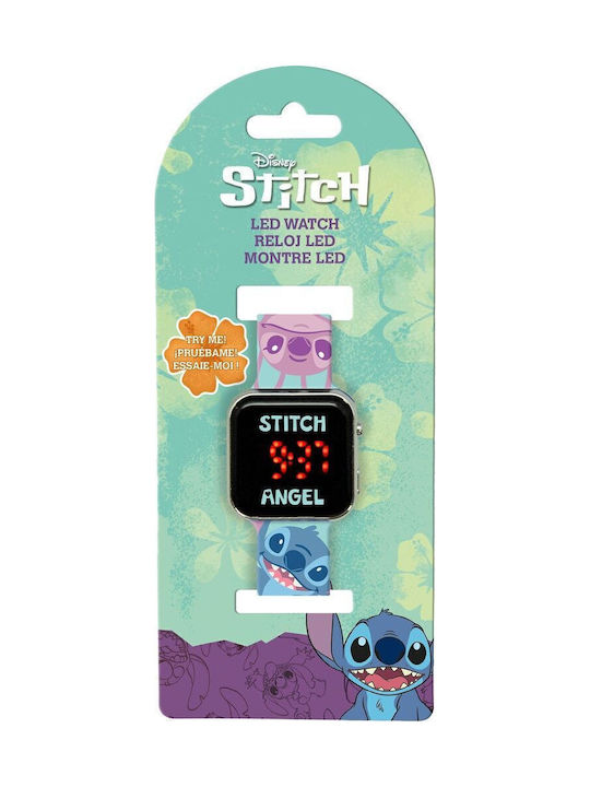 Kids Licensing Stitch Digital Kids Watch 30mm Multicolour with Rubber Strap