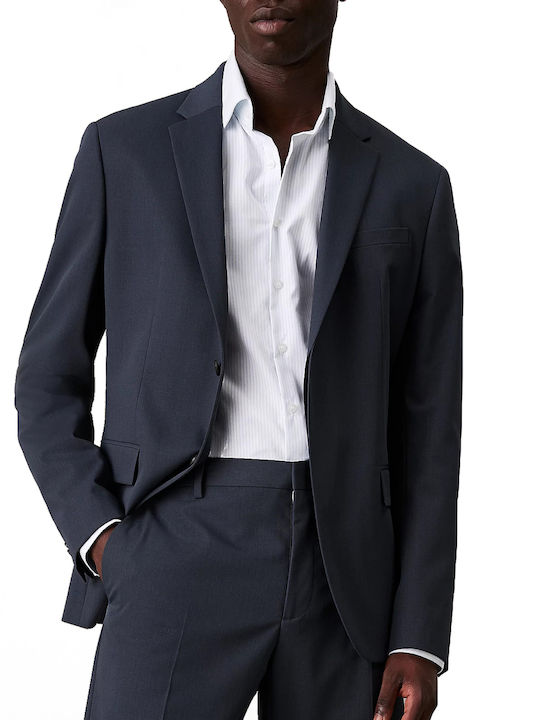 Sacou bărbați cu croială strâmtă Calvin Navy