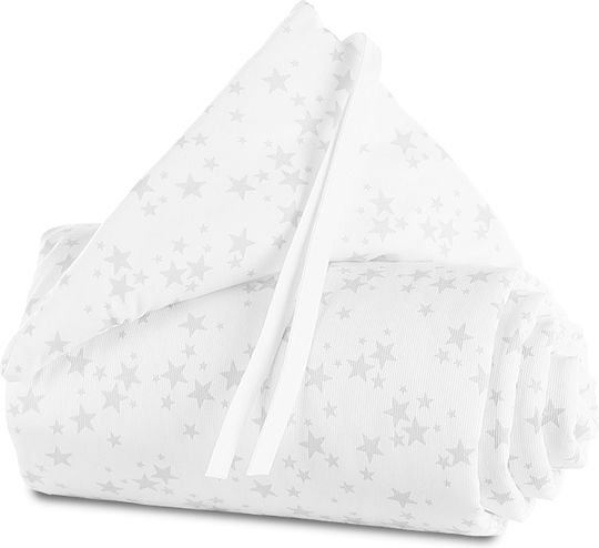 Babybay Paturi Clasică Intern White Stars, Pearl Grey Babybay Paturi Clasică Intern White Stars, Pearl Grey