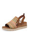 Women's Leather Platform Shoes Multicolour