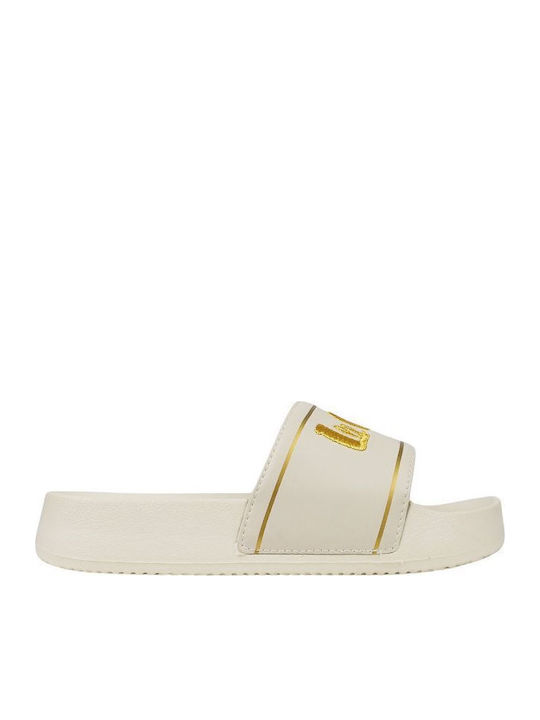 Frauen Flip Flops in Beige Farbe