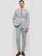 Men's Summer Suit Slim Fit Gray