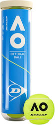 Dunlop Australian Official Tennis Balls X 4 4 Ball-can