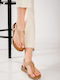 Women's Flat Sandals Bronze