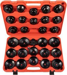 30-Piece Cup Oil Filter Wrench Set
