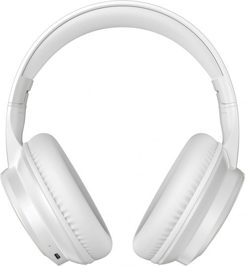 Platinet PHB086W Безжични Bluetooth Over Ear Слушалки с 10 часа Работа и Бързо Зареждане Бели