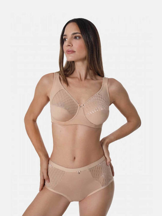 Bra without Padding Underwire Comfort Skin
