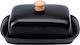Vilde Butterdose Keramik Schwarz 1pcs
