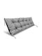 AIO Factory Waterproof Bench Cushion for Garden Bench with Backrest Gray 50x120cm