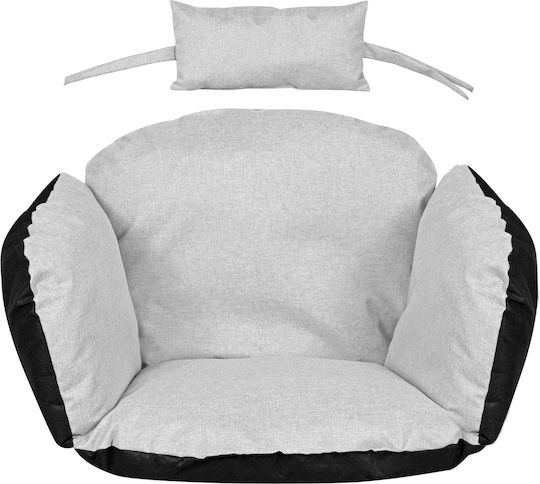 AIO Factory Pernă Swing Cushion Waterproof Pentru Scaune De Grădină Cu Spătar Gri Deschis 112x113cm