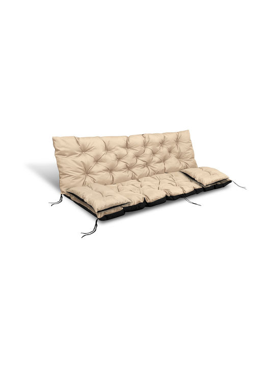 AIO Factory Pernă De Canapea De Grădină Cu Spătar Bej 60x150cm Waterproof
