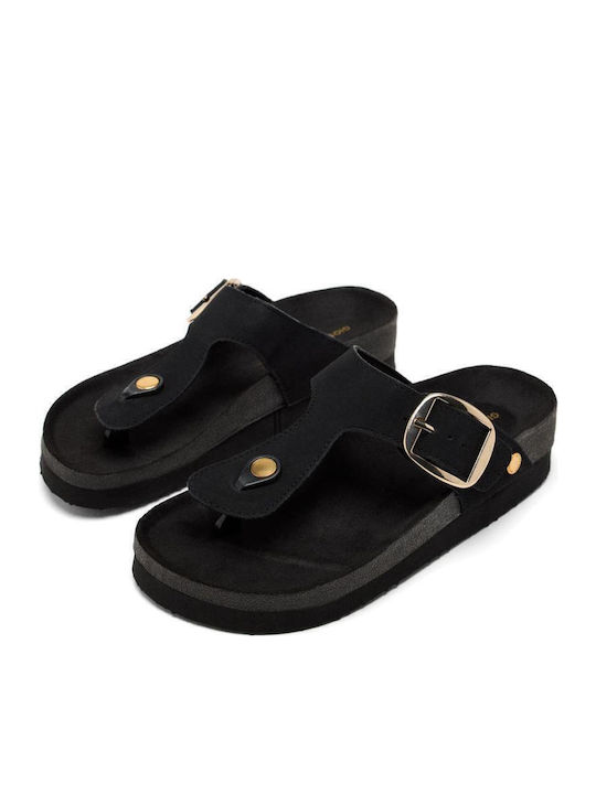 Gioseppo Women's Flat Sandals Anatomic in Black...