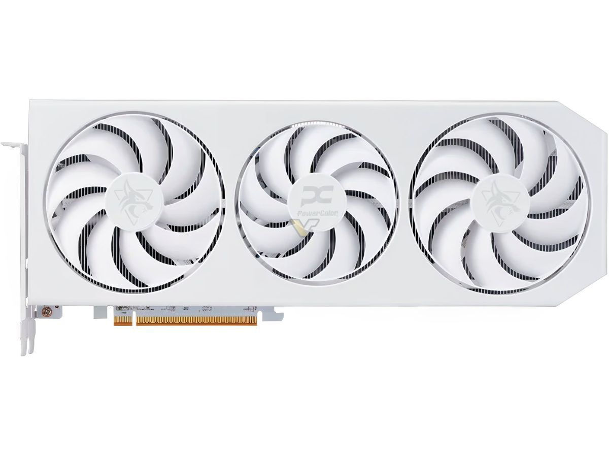 PowerColor Radeon RX 9070 XT 16GB GDDR6 Hellhound White Κάρτα Γραφικών