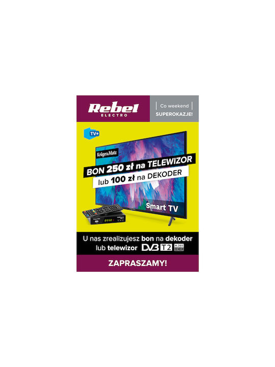 Kruger&matz Poster Gutschein Tv Decoder