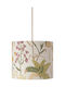 Pendant Lamp Shade 1xe27 Multicolored Cotton Ø35cm Botanical Sh101013h-c Ebb&flow Sh101013h-c Multicolored