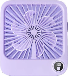 Alogy Desk Fan Office Purple Alogy Desk Fan Office Purple