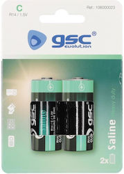 GSC Game World Цинкови батерии Цинк C 1.5V 2бр
