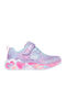 Eternal Heart Παιδικά Sneakers με Σκρατς & Φωτάκια Μωβ