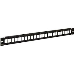 Pulsar Rap-rj45 24-port Patch Panel 19" Μαυρο Keystones